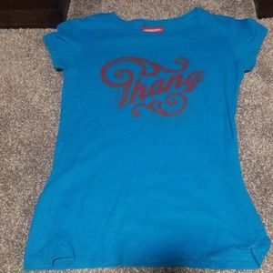 Blue short sleeve tshirt